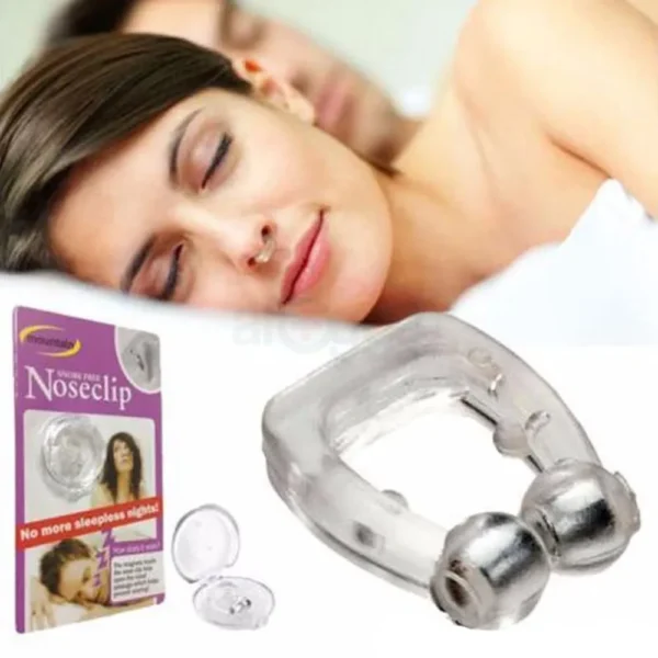 Nose Clip Anti Snore Silicone Magnetic Anti Snoring Device Snore Gone Snore Free
