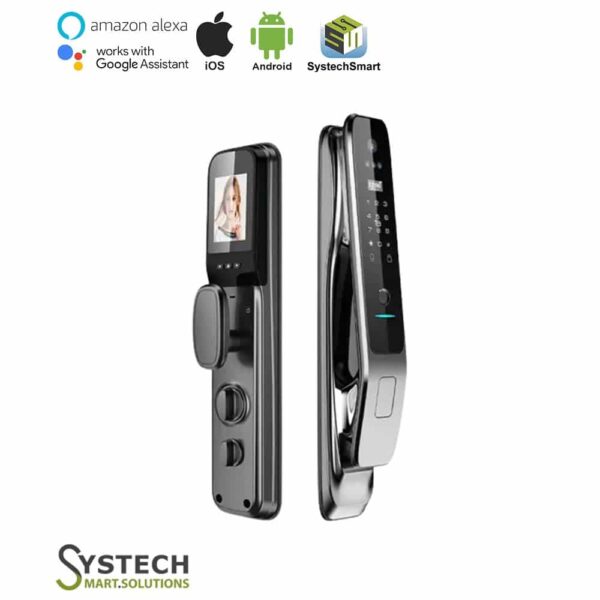 3D Face Recognition Smart Door Lock with HD Camera and Display